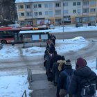 Den svenskaste kön till en buss jag sett