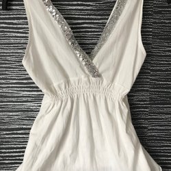 Nelly - Toppar & T-shirts - Lace Back Tee - Offwhite - Kläder