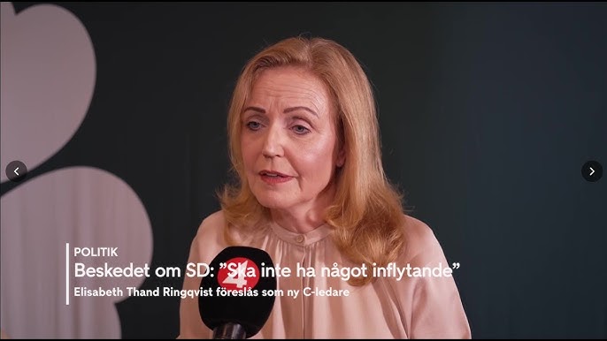 Elisabeth Thand Ringqvist (C) föreslås som ny C-ledare